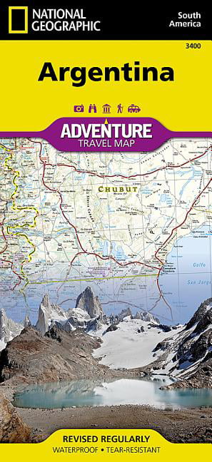 Argentina Map National Geographic Adventure Map