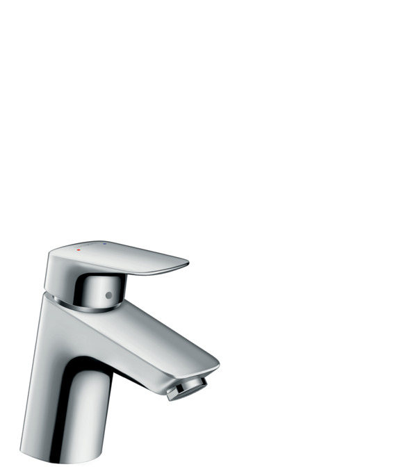Hansgrohe Logis Single lever basin mixer 70 with push-open waste chrome 71077000
