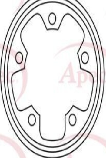 Apec Brake Disc Front Single 1456667 1738807 1C1J1125A2D 4041427 DSK2057