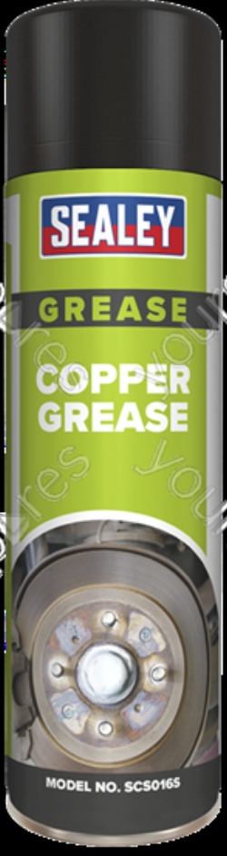 Sealey Copper Grease Lubricant 500ml