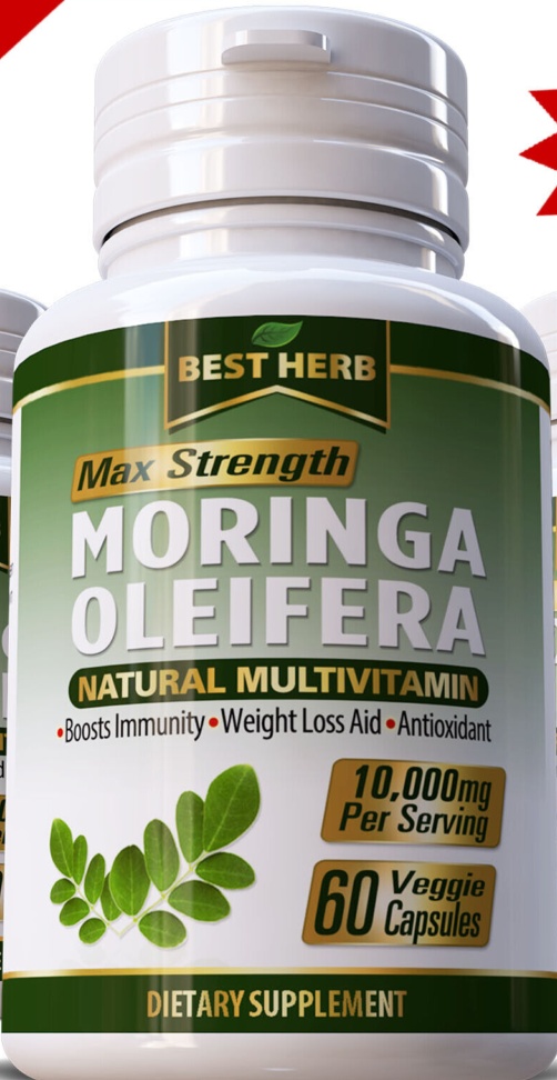 MORINGA OLEIFERA ORGANIC LEAF EXTRACT 10000mg MULTIVITAMIN CAPSULES IMMUNE BOOST