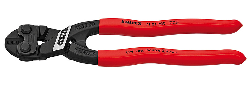 Knipex Compact Bolt Cutters 200mm Cobolt Power Cuts Bolts Nails Rivets 71 01 200