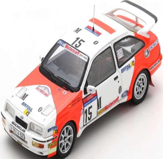 1/43 Ford Sierra RS Cosworth   Rally de France Tour de Corse 1987 #15  C.Sainz