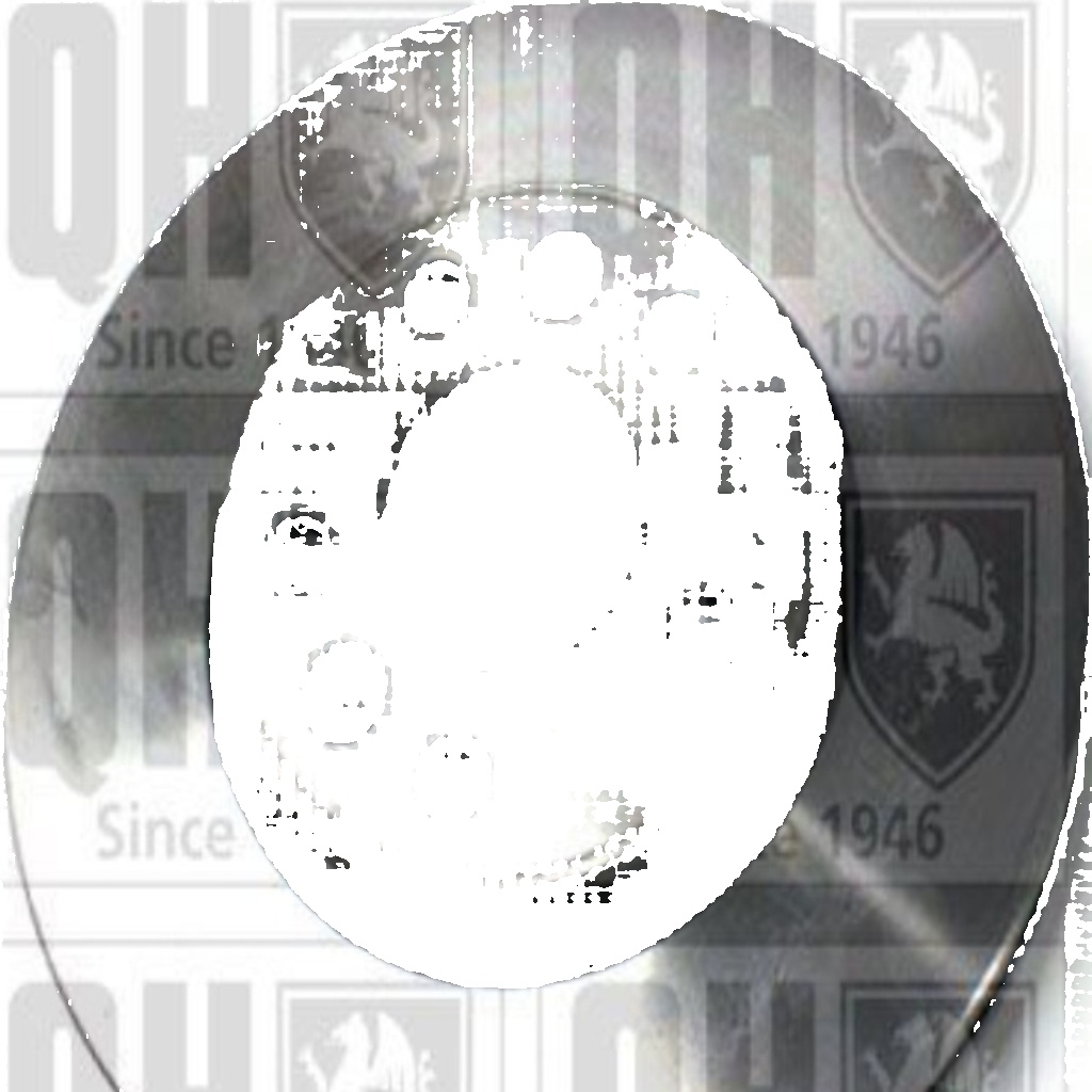 Quinton Hazell Front Axle Internally Vented 280mm Brake Disc Pair Set - BDC5980