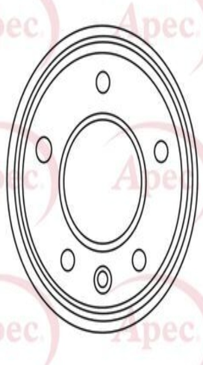Brake Disc Vented Front Replacement DSK2754 Fits Chevrolet Opel Vauxhall APEC