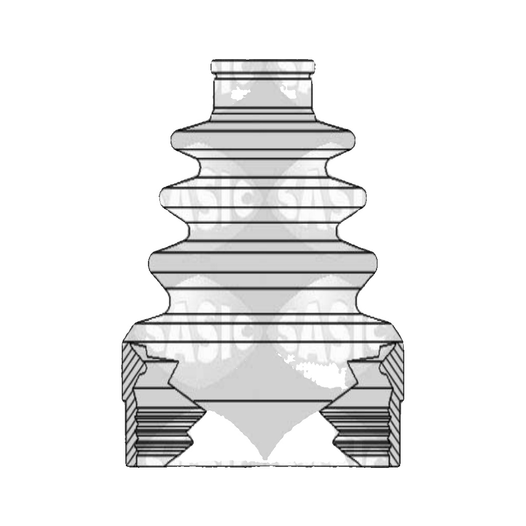 Original SASIC bellows set drive shaft 1904019 for Renault