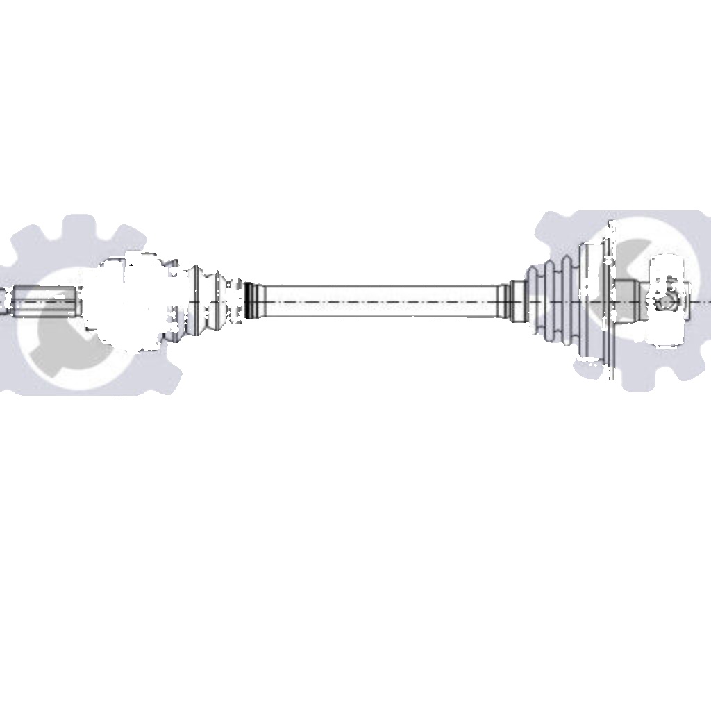 Left METELLI 17-0342 Drive Shaft for VOLVO