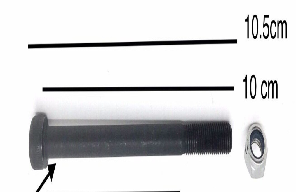 10cm Axle Bolt Pin Team Dogz Push Stunt Scooter Wheel Bolt 100mm Fork Deck Bolt