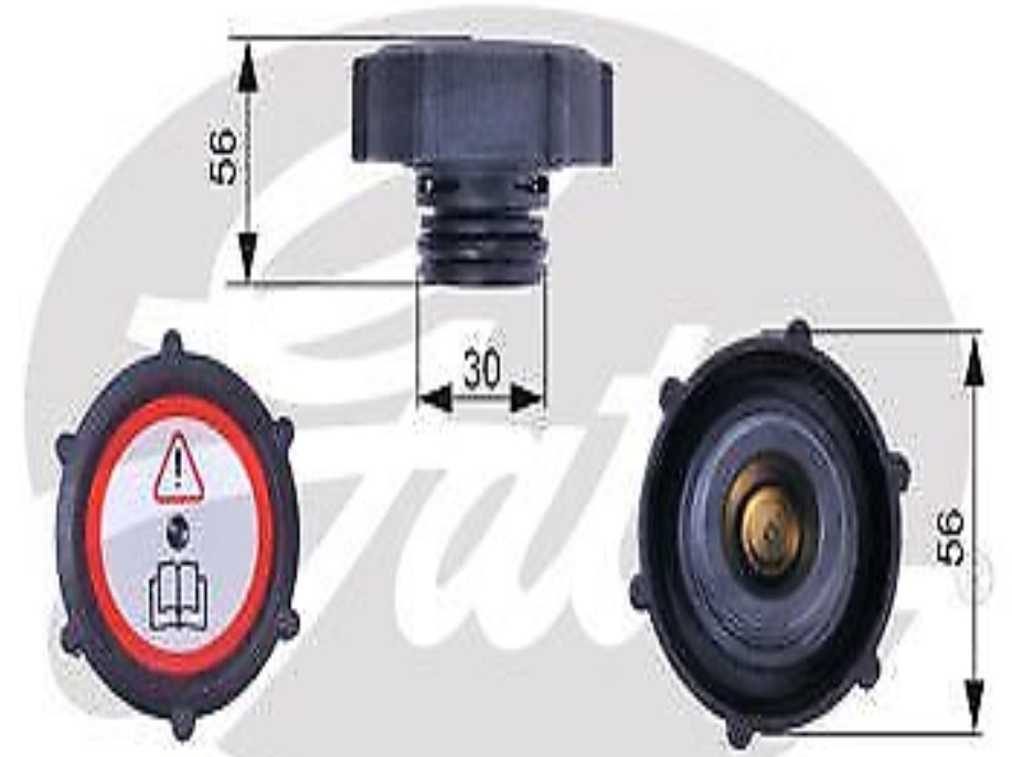 Radiator Cap RC243 Gates 1029727 7166662 95VB8100AD 95VB8100AE Quality New - Image 16