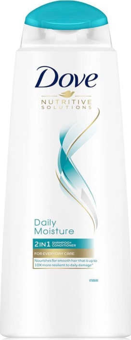 Dove Nutritive Solutions Daily Moisture 2 in 1 Shampoo & Conditioner, 2x400ml
