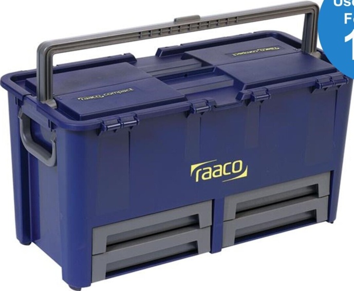 Raaco 136624 compact 62 toolbox