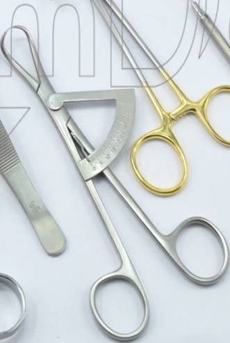 Implants Instruments Kit With Free Sterilization Cassette Box hygienic Surgery