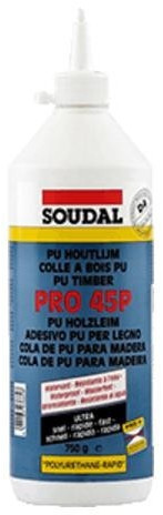 Soudal PRO 45P Polypropylene PU Water Resistant Wood Glue Adhesive 750G Box Of 6 - Image 7