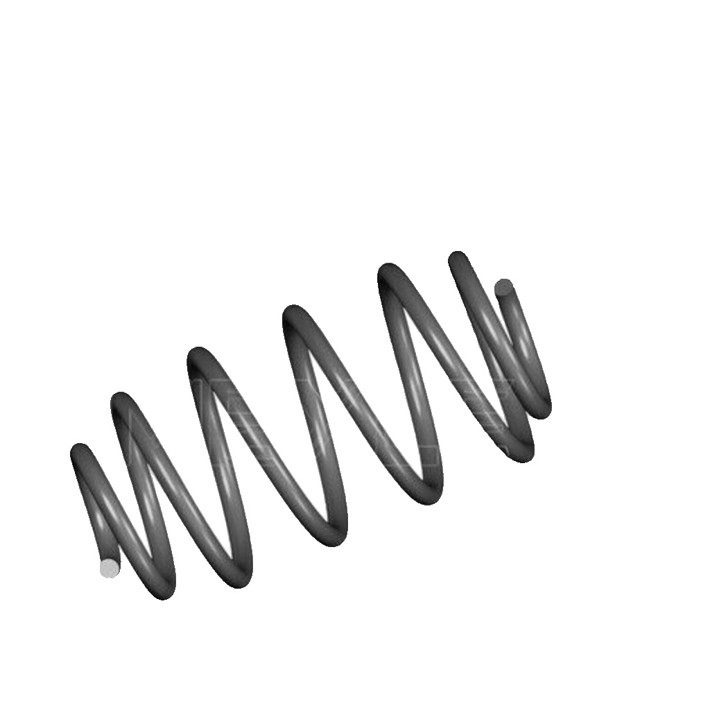 Suspension spring Rear Axle Coil spring with constant wire diameter 614 739 0020