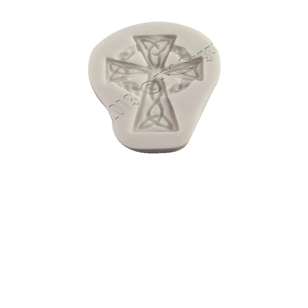 Silicone mould Celtic cross | Food Use FPC Sugarcraft FREE UK shipping!