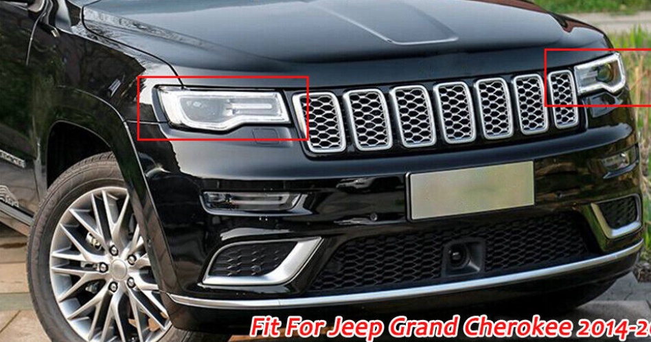 Fits For 2014-2019 Jeep Grand Cherokee Headlight Lens Cover Headlamp Lens Lense