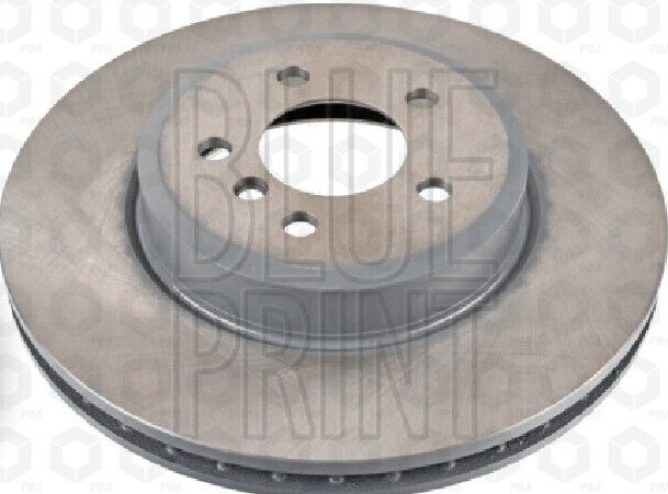 2x Brake disc Front Axle internally vented ADB114384 BLUE PRINT for BMW 5
