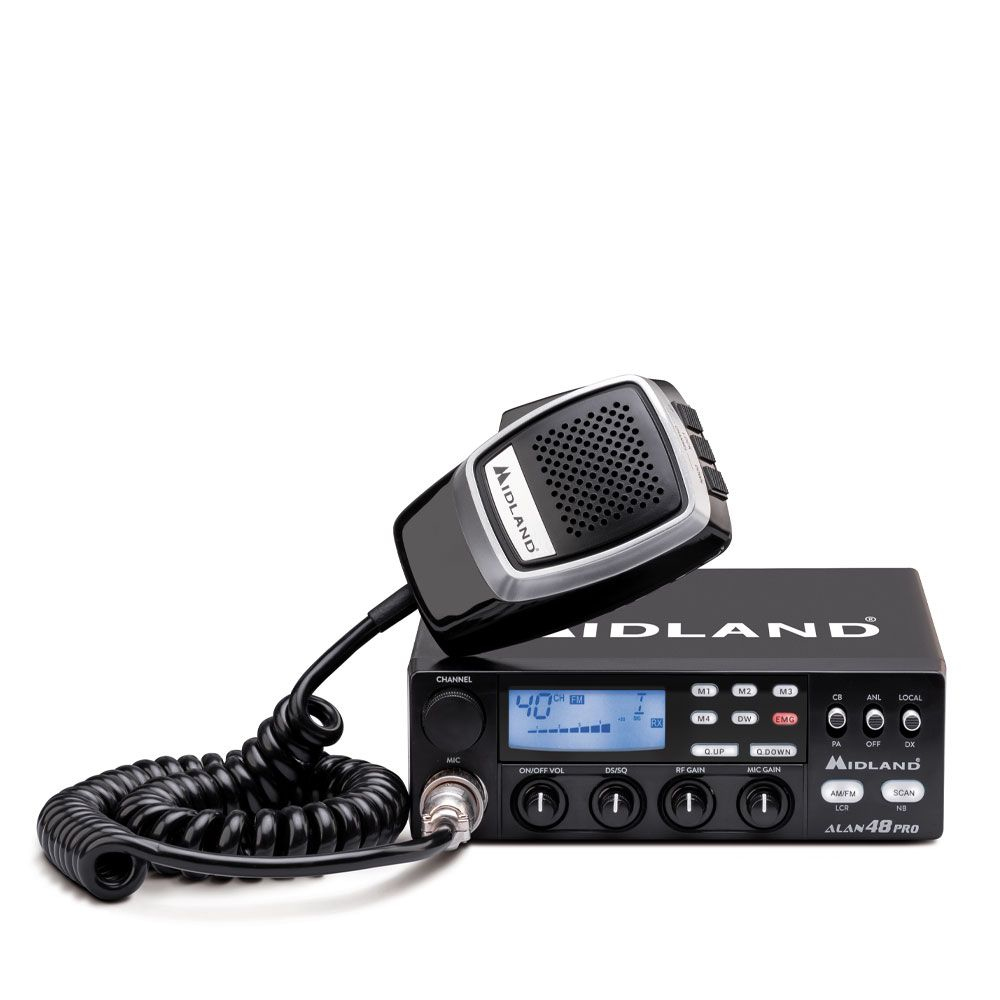 Midland Alan 48 Pro, Walkie Talkie, Schwarz, Blau - Image 2