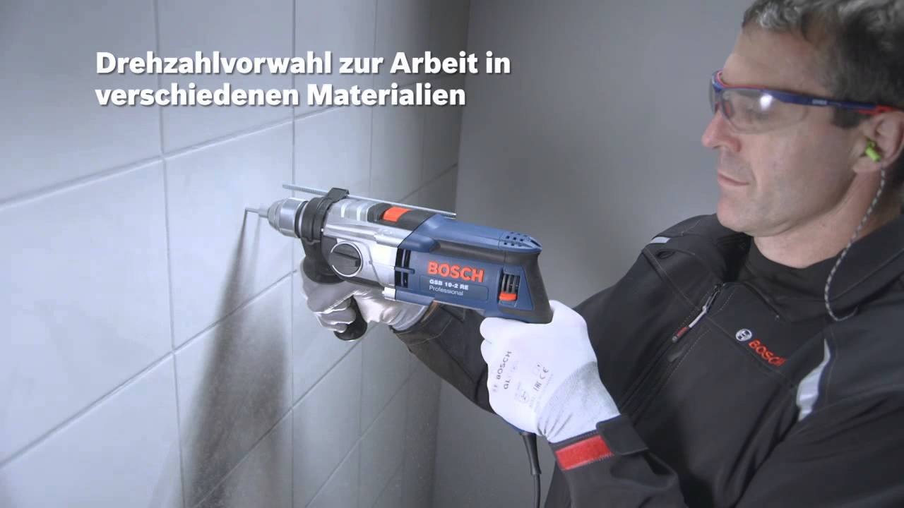 BOSCH GSB 21-2 RE 110v Percussion drill 13mm keyless chuck
