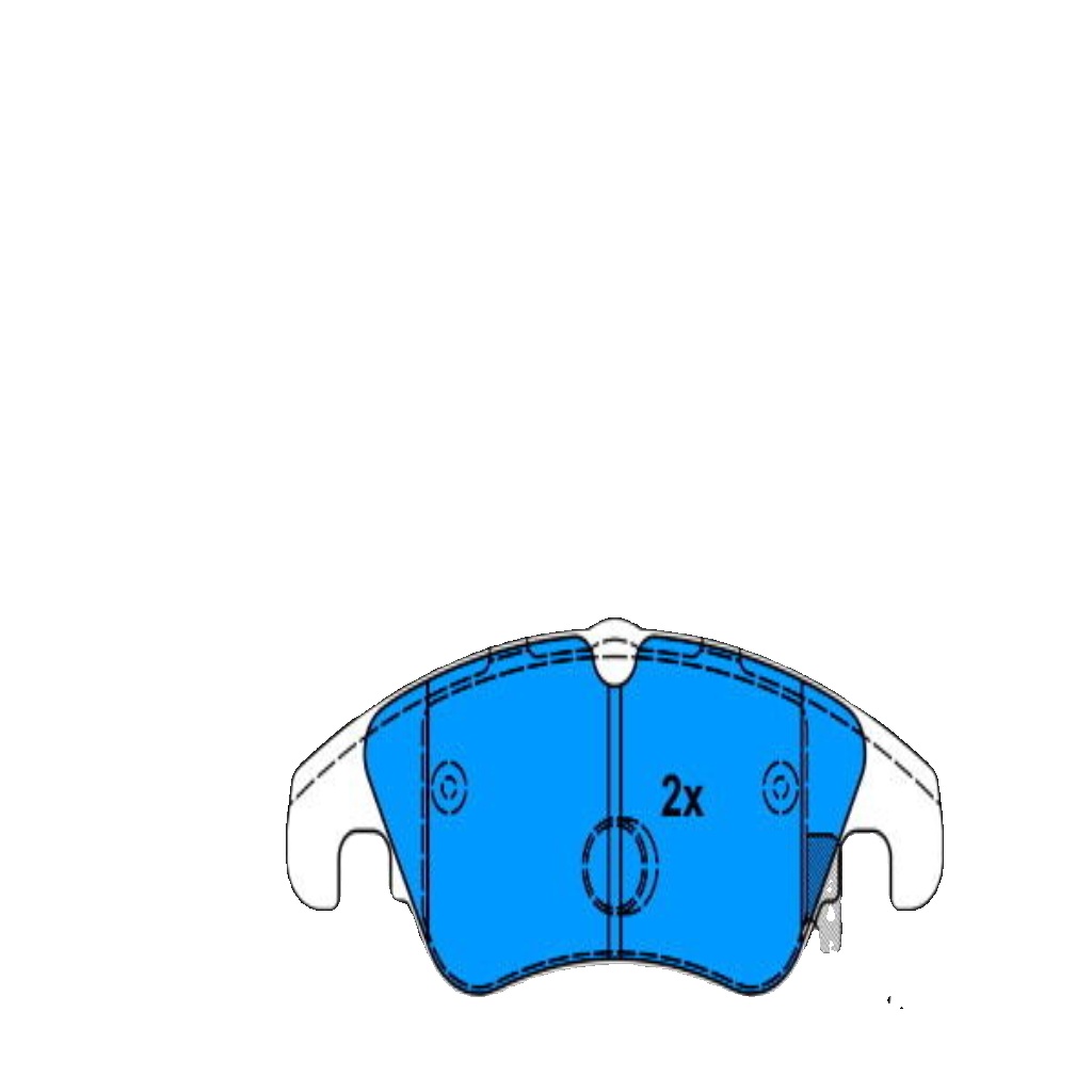 ATE 13.0460-2765.2 Brake Pad Set, disc brake for ,AUDI