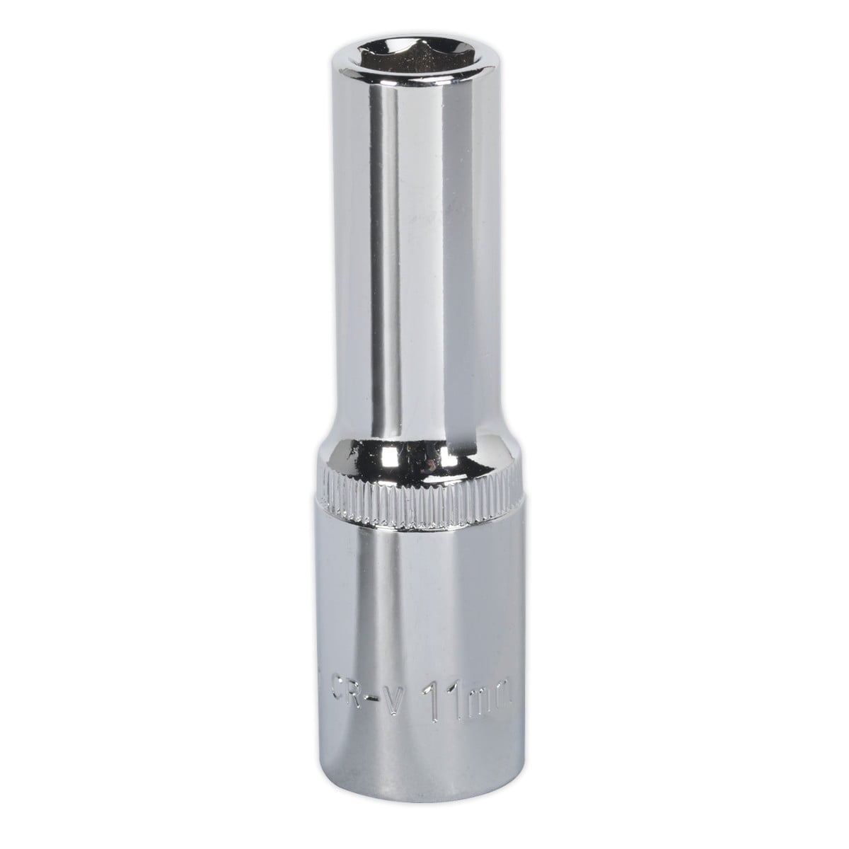 Sealey SP1211D Premier Fully Polished Deep Socket 1/2""Sq Drive 11mm