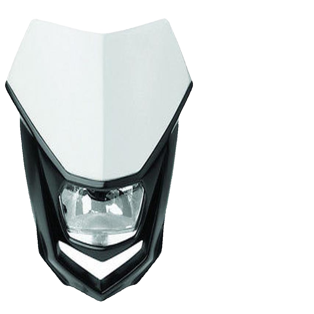 Mask POLISPORT Halo White for Moto Spare Parts Accessories Pieces Refills
