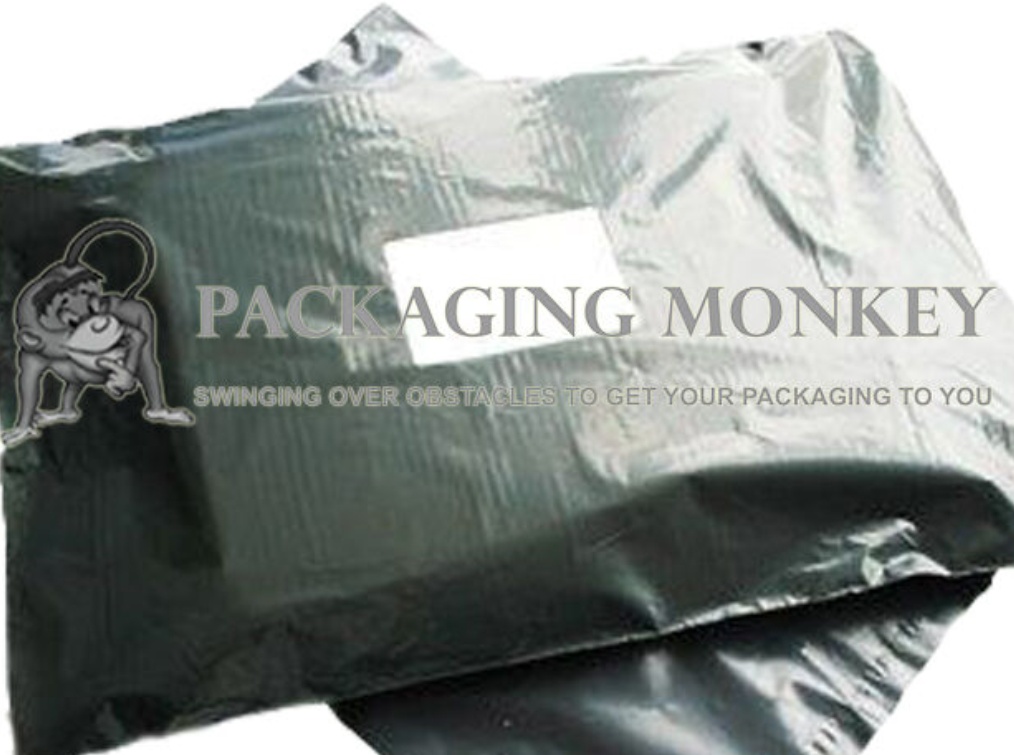 500 x STRONG Grey Mailing Postal Shoe Bags Sacks 9x12""