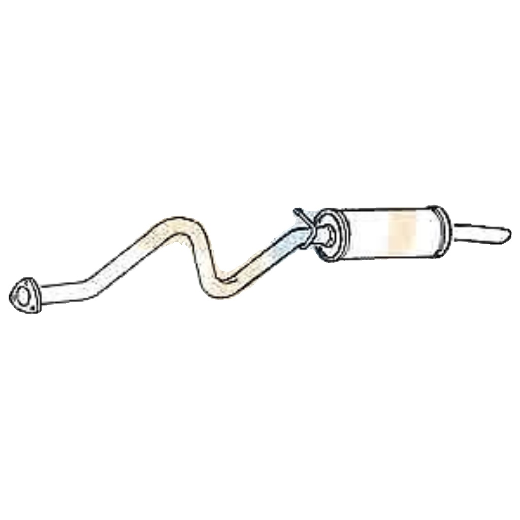 Klarius LR176M Exhaust Rear Box Discovery 2.5 98-04