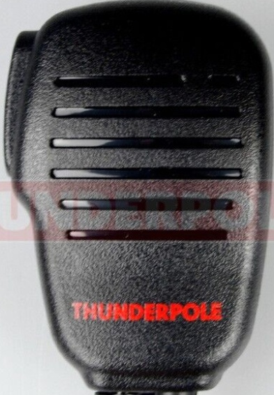 Thunderpole T-X Radio Speaker Microphone | 2-Pin Kenwood Wired Mic