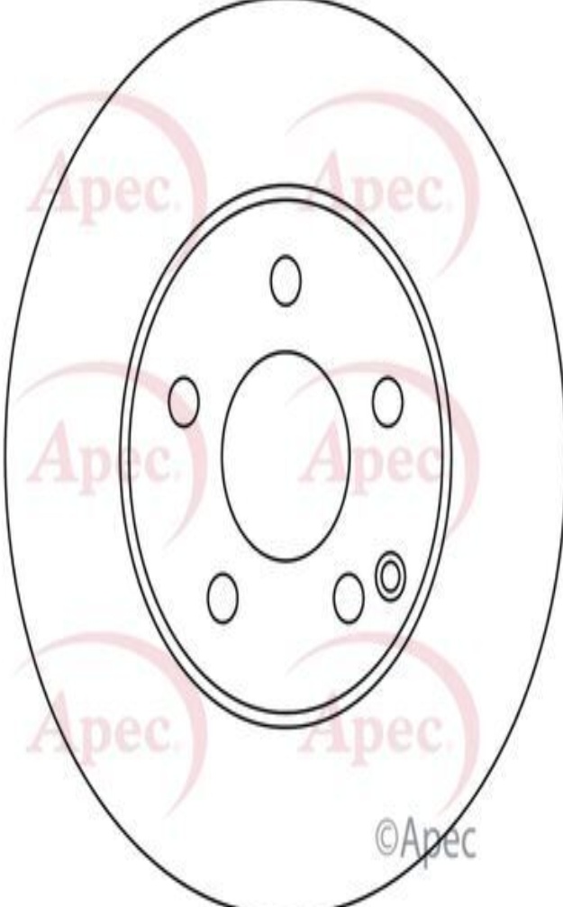 Apec Brake Disc Front Single 2114210812 5028906085957 295mm DSK2195