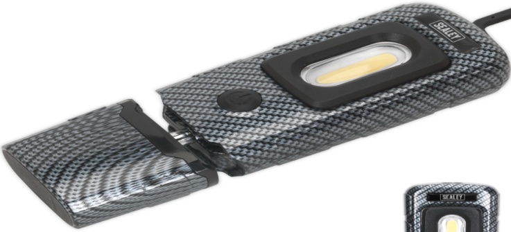 LED3601CF Rechargeable 360* Inspection Lamp 3W COB LED Carbon Lithium-Polymer