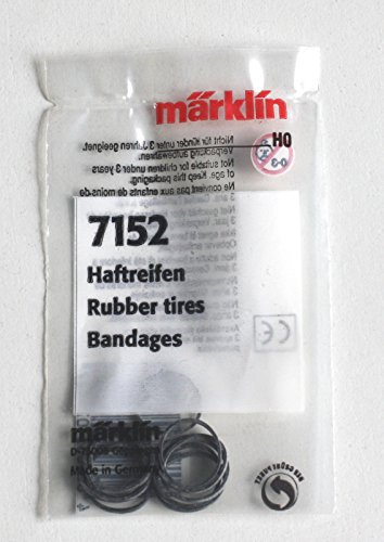 Haftreifen Gr. 7152 für Märklin Lokomotiven H0 1:87 (10 St/Pack) NEU / Fabrikneu