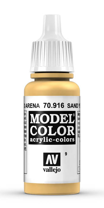 Vallejo Model Color 17ml - Sand Yellow - 70.916 - Image 5