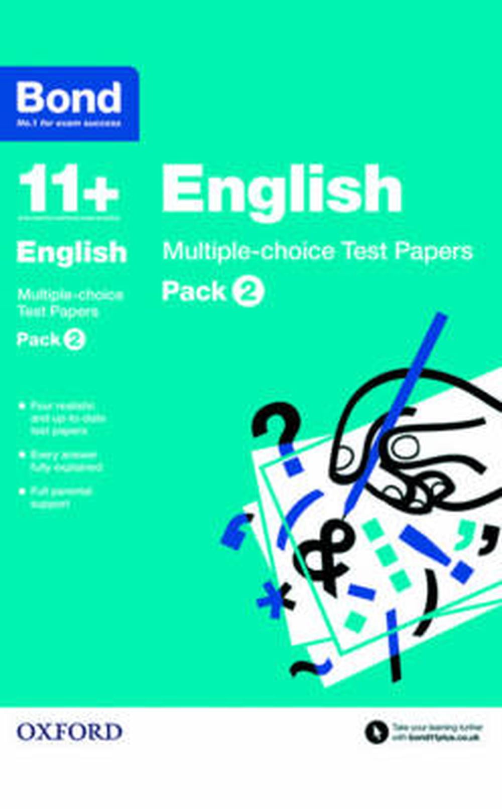 Bond 11+: English: Multiple-choice Test Papers: Ready for the 2026 exam (for GL Assessment & other 11 plus exams)