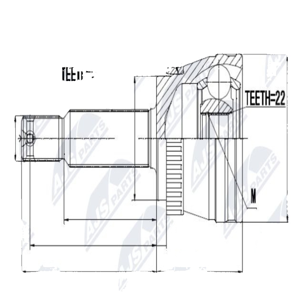Fits NTY NPZ-KA-353 OUTER CV JOINT  ⭐UK Stock⭐ - Image 5