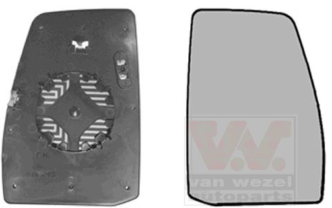 MIRROR GLASS EXTERIOR MIRROR 1987838 FOR FORD TRANSIT/CUSTOM/V362/Bus/Van 2.2L