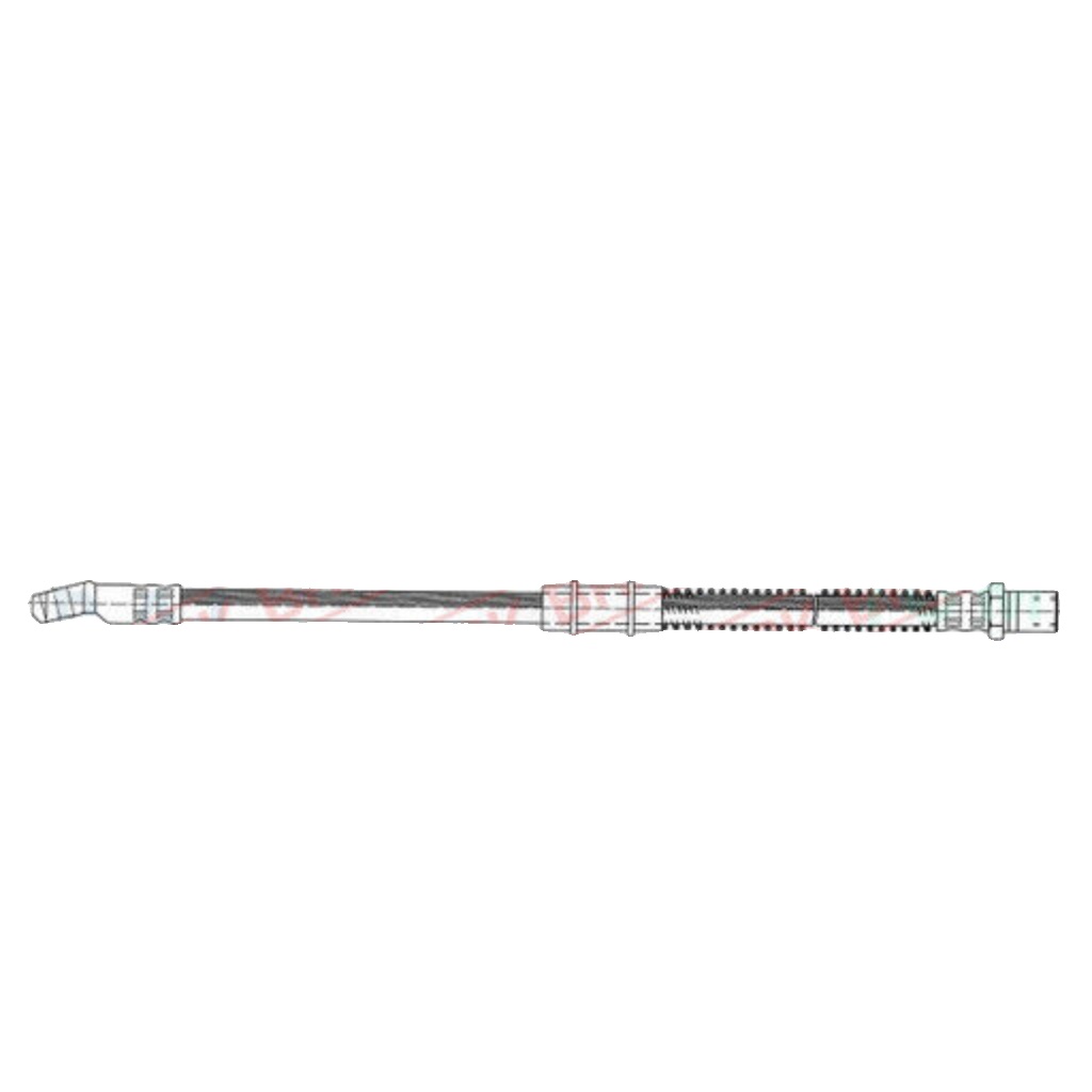 Flexible brake hose with internal thread 51.901 QUICK BRAKE for LADA CHEVROLET