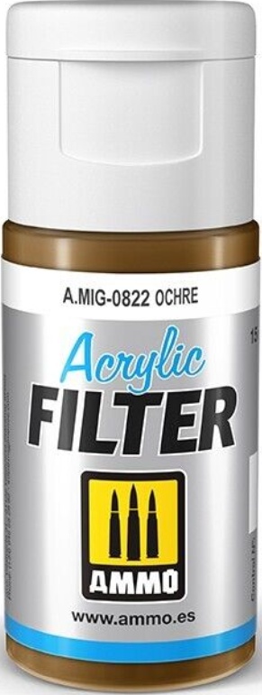 Ammo Mig A.Mig0822 15ml - Acrylic Filter - Ochre
