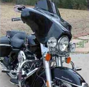 For Harley Dyna Sportster Fortyeight Street 750 Outer Upper Batwing Fairing ABS