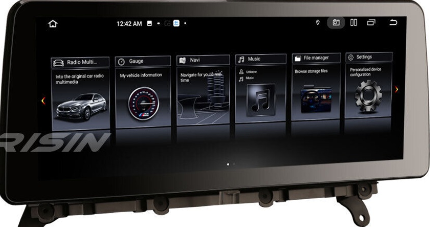12.3"" Qualcomm Android 14 Car Stereo GPS Wifi CarPlay for BMW X3 F25 X4 F26 NBT