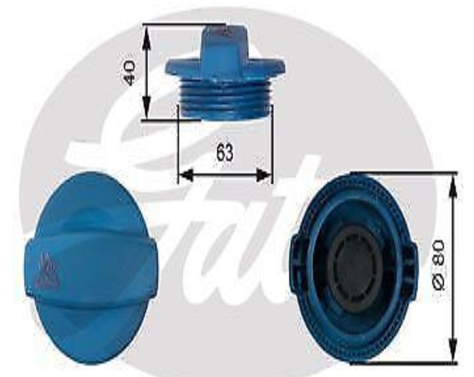 CAP COOLANT TANK RC237 FOR AUDI A4/S4/Convertible A6/S6 A8L BWT/BWE/BGB 2.0L A4 - Image 9