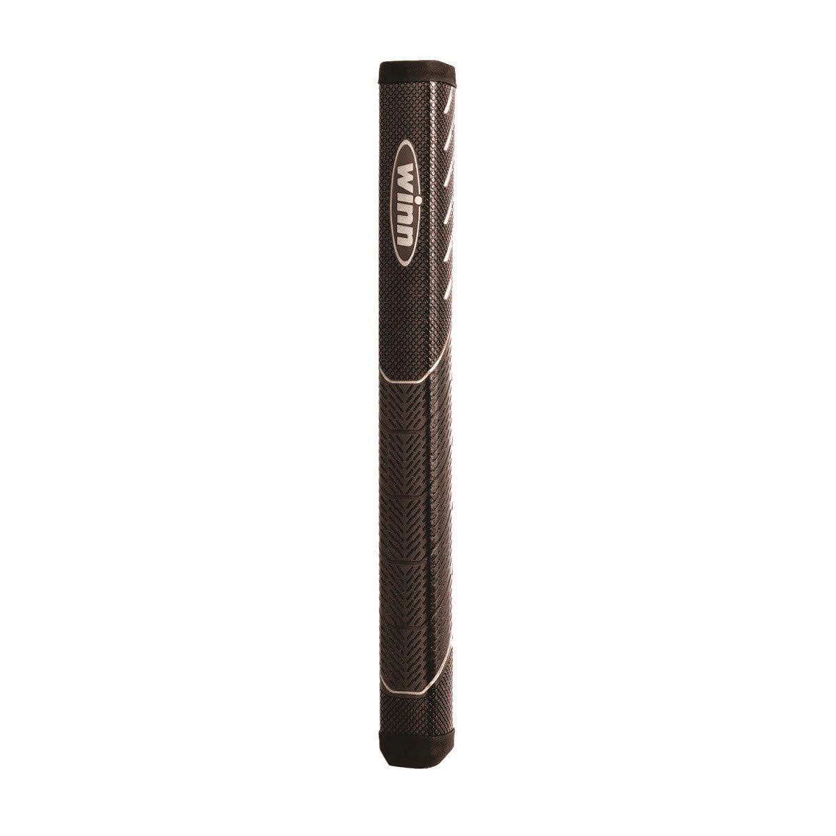 Winn NTP 1.10"" Non-Taper Midsize+ Pistol Putter Grip - Black + FREE Tape