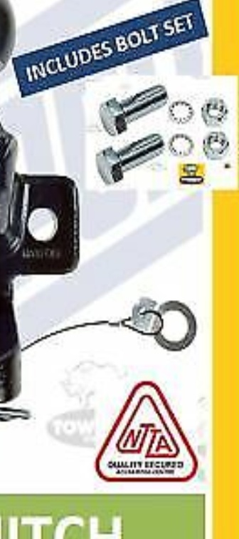Universal Pin Ball Jaw Coupling 50mm Towball 3500kg 3.5Tonne Rated, EC App MP87
