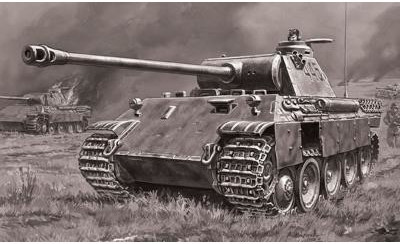 Zvezda 3678 - 1/35 WWII German Pzkpfw V Panther Ausf. D - New