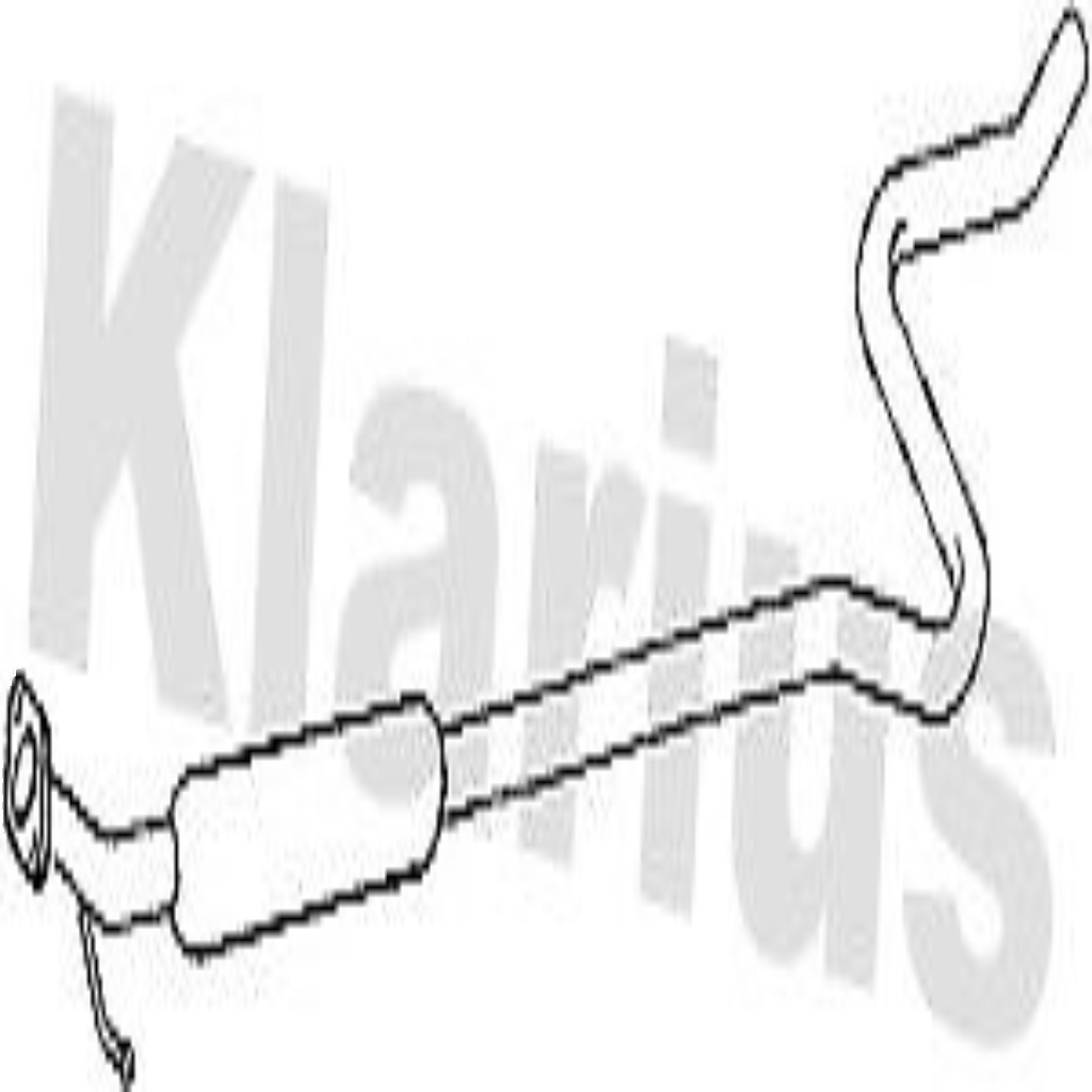 Klarius box with centre pipe fits Ford fiesta 1.25 09-11 FE1071P