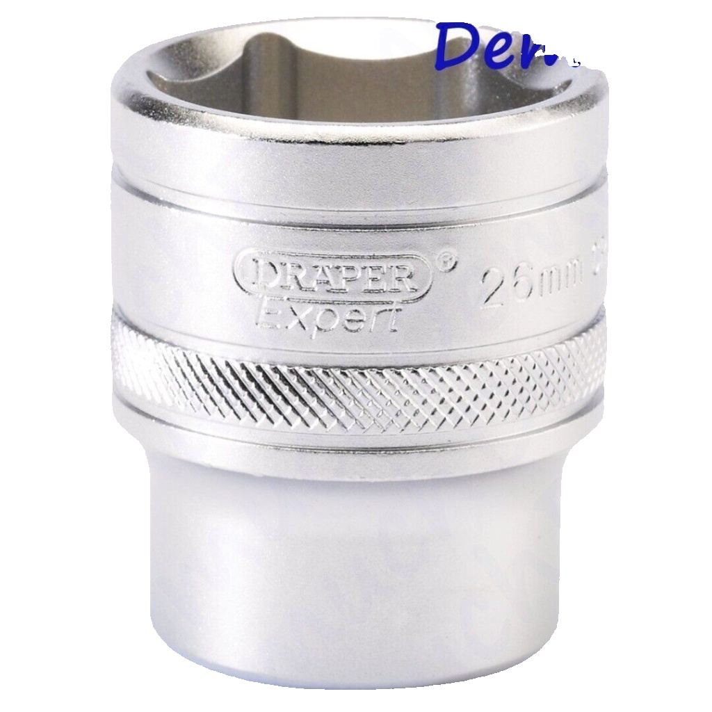 Draper 16617 6 Point Metric Socket 1/2"" Sq Dr 26mm