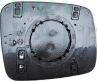 Left TYC 337-0088-1 Mirror Glass, outside mirror for VW