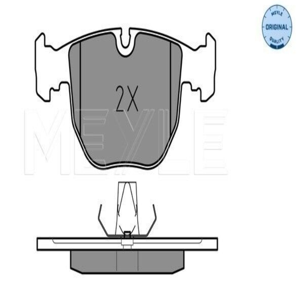 Brake pads Front Axle 025 214 8619 MEYLE for BMW 7 5 5 Touring X5 X3