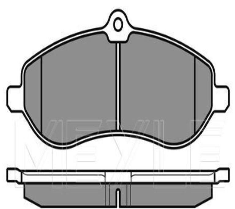 Original MEYLE Brake Pad Set Disc Brake 025 245 9518/W For Citroën Fiat