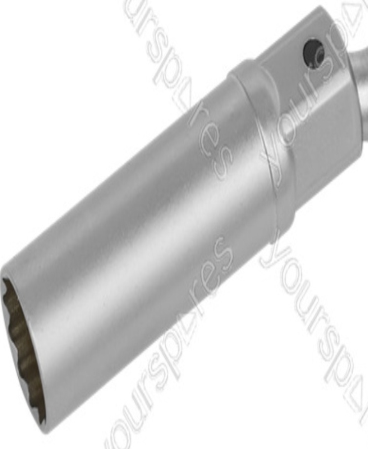 Sealey AK6569 Spark Plug Socket with Universal Joint 3/8""Sq Drive 12-Point